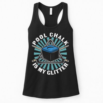 Father's Day Billiards Dad Pool Chalk Gift For Dad Womens Tank Top