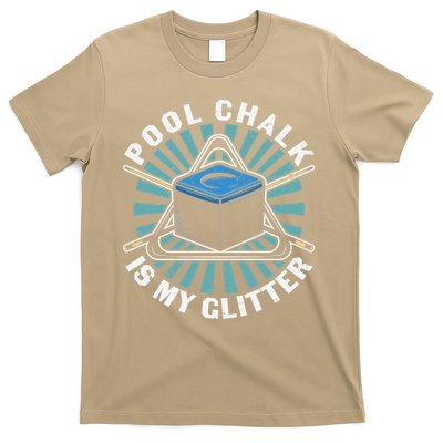 Father's Day Billiards Dad Pool Chalk Gift For Dad T-Shirt