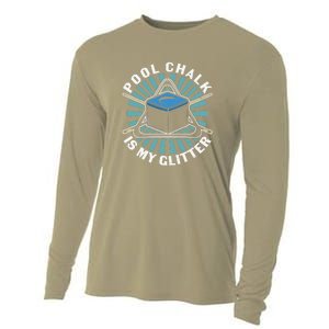 Father's Day Billiards Dad Pool Chalk Gift For Dad Cooling Performance Long Sleeve Crew