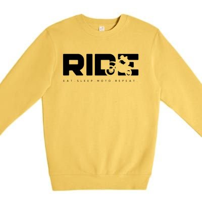 Funny Dirt Bike Motocross Apparel Motocross Premium Crewneck Sweatshirt