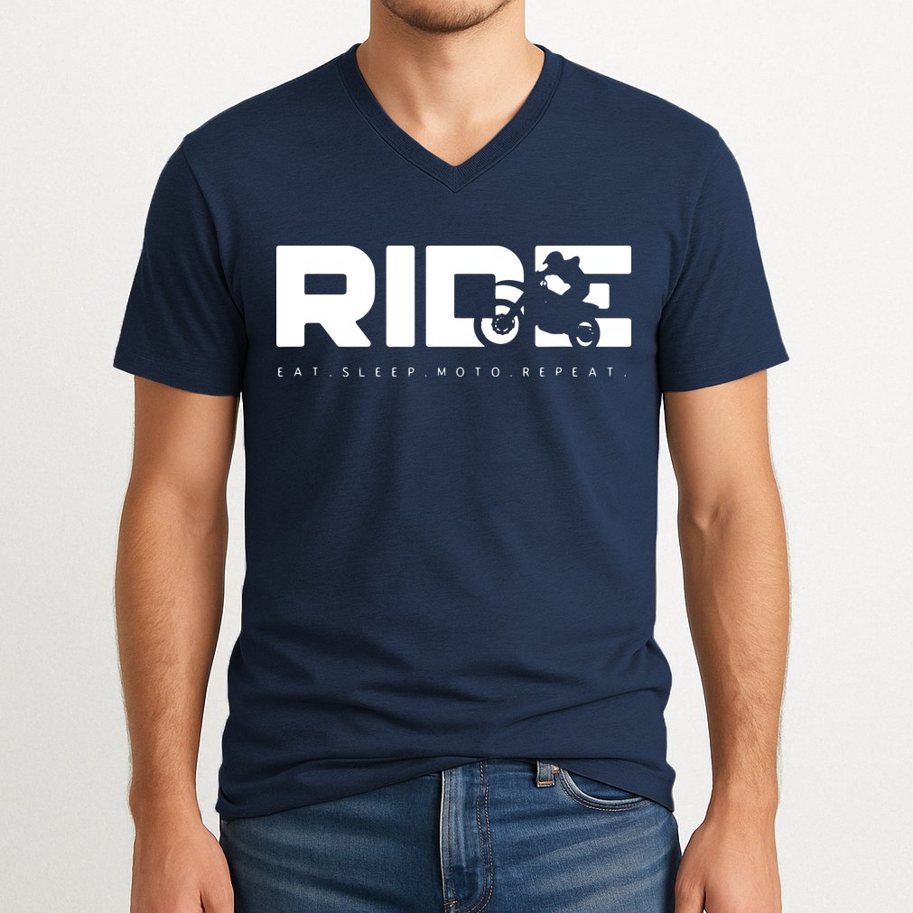 Funny Dirt Bike Motocross Apparel Motocross V-Neck T-Shirt