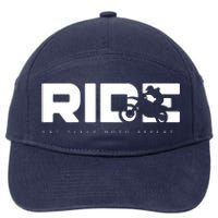 Funny Dirt Bike Motocross Apparel Motocross 7-Panel Snapback Hat