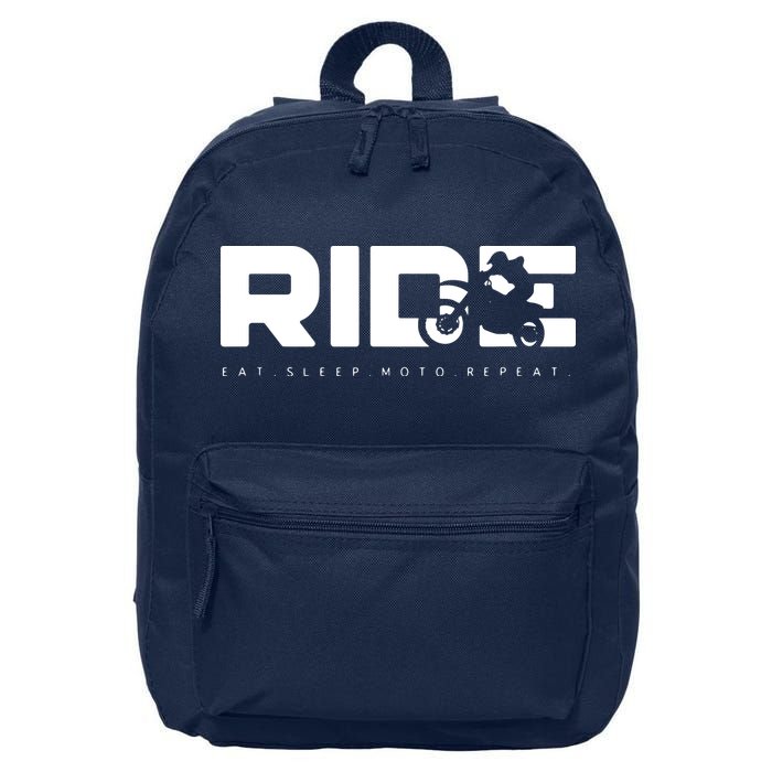 Funny Dirt Bike Motocross Apparel Motocross 16 in Basic Backpack