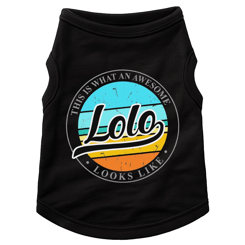 FatherS Day Birthday Gift For Lolo Filipino Pinoy Grandpa Doggie Tank