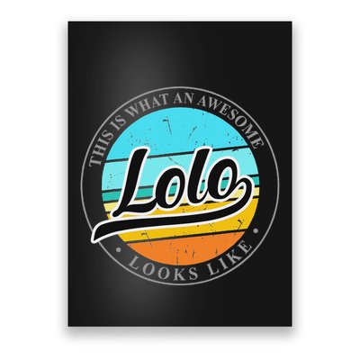 FatherS Day Birthday Gift For Lolo Filipino Pinoy Grandpa Poster