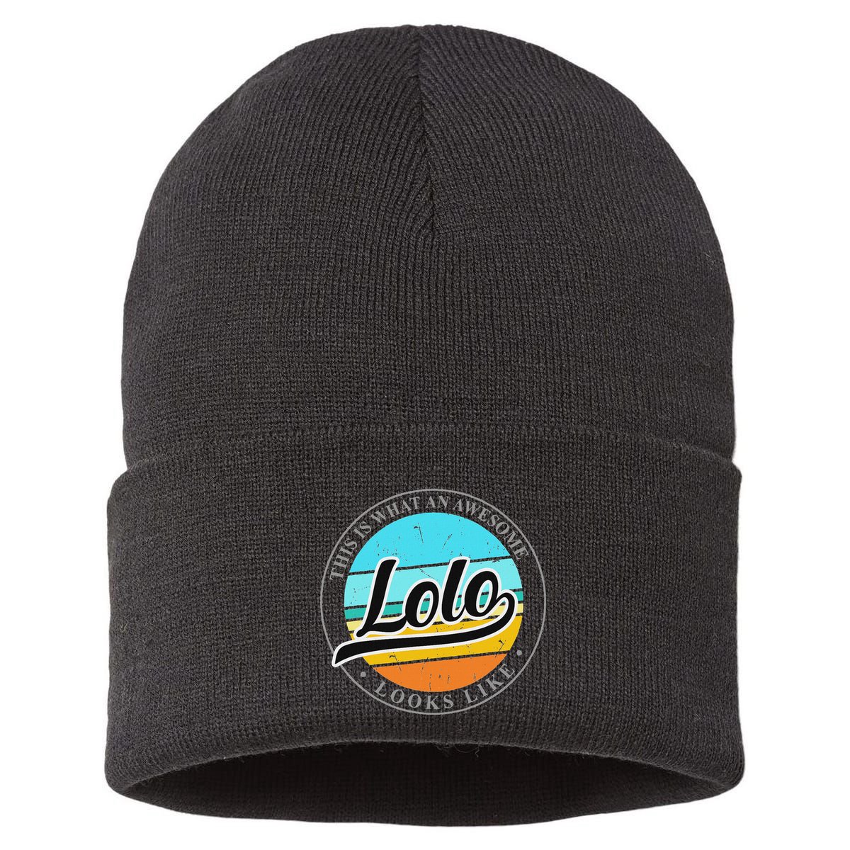 FatherS Day Birthday Gift For Lolo Filipino Pinoy Grandpa Sustainable Knit Beanie