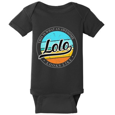FatherS Day Birthday Gift For Lolo Filipino Pinoy Grandpa Baby Bodysuit