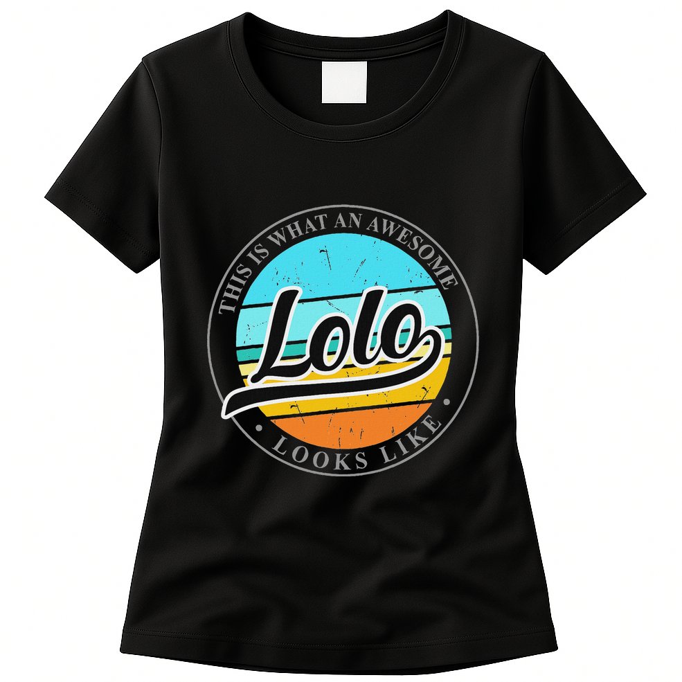 FatherS Day Birthday Gift For Lolo Filipino Pinoy Grandpa Womens T-Shirt