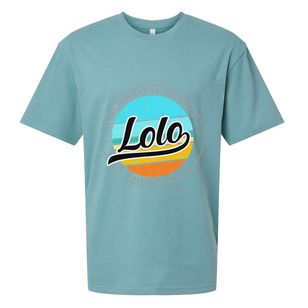 FatherS Day Birthday Gift For Lolo Filipino Pinoy Grandpa Sueded Cloud Jersey T-Shirt
