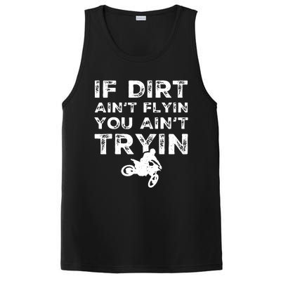 Funny Dirt Bike Riding Motocross Rider Supercross PosiCharge Competitor Tank