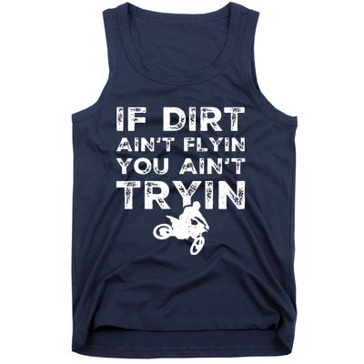 Funny Dirt Bike Riding Motocross Rider Supercross Tank Top