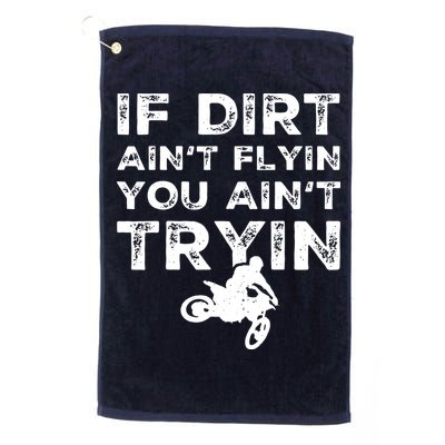 Funny Dirt Bike Riding Motocross Rider Supercross Golf Towel
