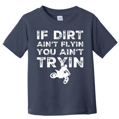 Funny Dirt Bike Riding Motocross Rider Supercross Toddler T-Shirt