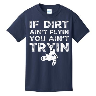 Funny Dirt Bike Riding Motocross Rider Supercross Kids T-Shirt