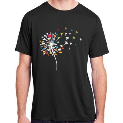 Funny Dandelion Books Gift For Reading Lover Adult ChromaSoft Performance T-Shirt