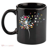 Funny Dandelion Books Gift For Reading Lover 11oz C Handle Ceramic Mug