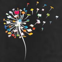 Funny Dandelion Books Gift For Reading Lover Golf Towel