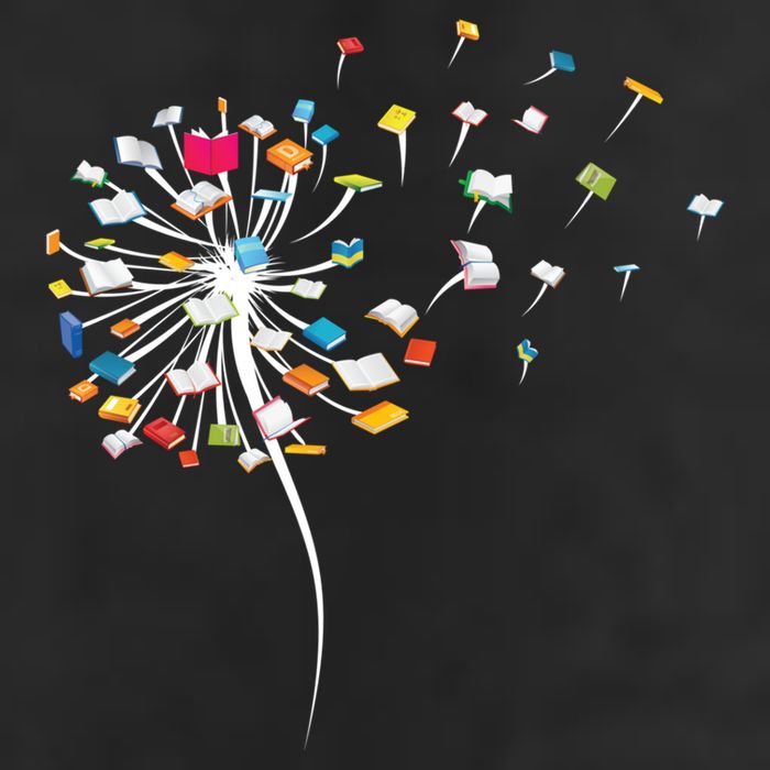 Funny Dandelion Books Gift For Reading Lover Golf Towel