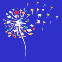 Funny Dandelion Books Gift For Reading Lover Button