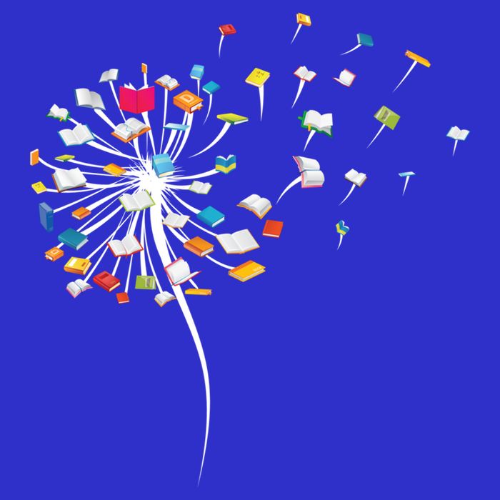 Funny Dandelion Books Gift For Reading Lover Button