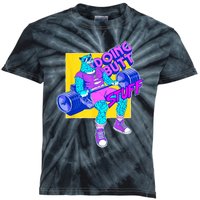 Funny Doing Butt Stuff Workout Bodybuilding Fitness Gym Kids Tie-Dye T-Shirt