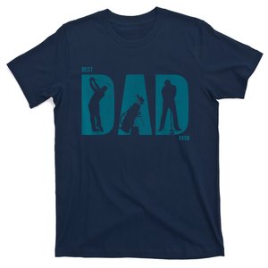 Fathers Day Best Golf Dad Ever Golf Dad Gift T-Shirt