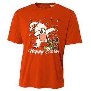 Funny Dabbing Bunny Happy Easter Day Funny Gift Gift Cooling Performance Crew T-Shirt