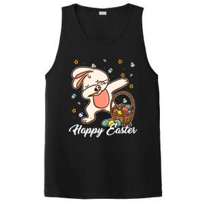 Funny Dabbing Bunny Happy Easter Day Funny Gift Gift PosiCharge Competitor Tank