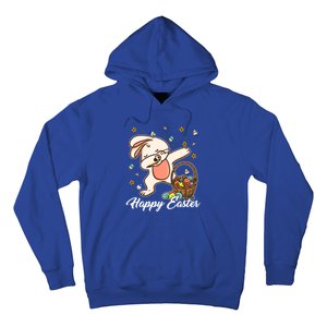 Funny Dabbing Bunny Happy Easter Day Funny Gift Gift Hoodie