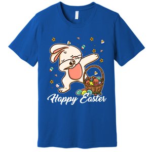 Funny Dabbing Bunny Happy Easter Day Funny Gift Gift Premium T-Shirt