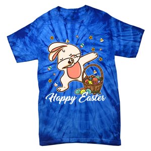 Funny Dabbing Bunny Happy Easter Day Funny Gift Gift Tie-Dye T-Shirt