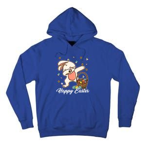 Funny Dabbing Bunny Happy Easter Day Funny Gift Gift Tall Hoodie