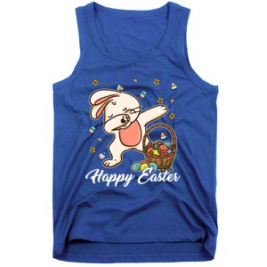 Funny Dabbing Bunny Happy Easter Day Funny Gift Gift Tank Top