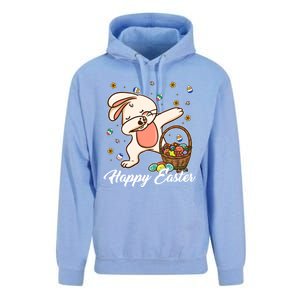 Funny Dabbing Bunny Happy Easter Day Funny Gift Gift Unisex Surf Hoodie