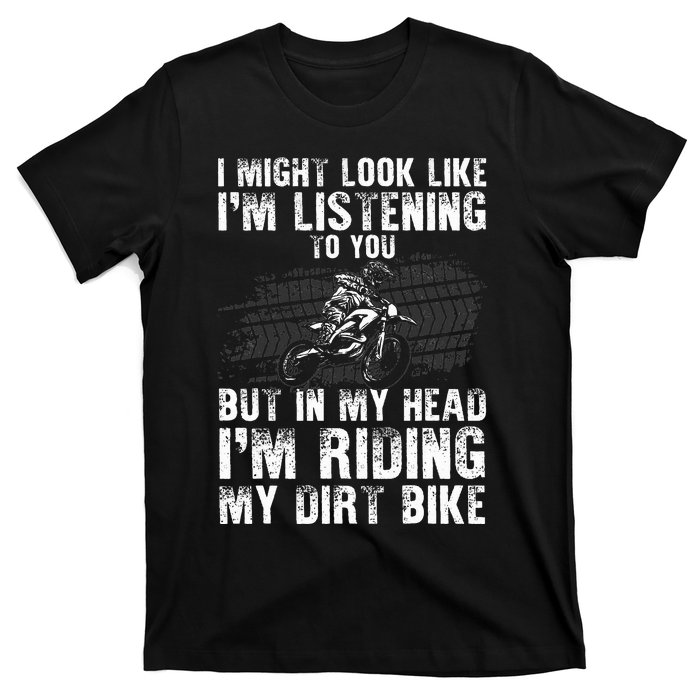 Funny Dirt Bike Art Motocross Dirt Bike Rider T-Shirt