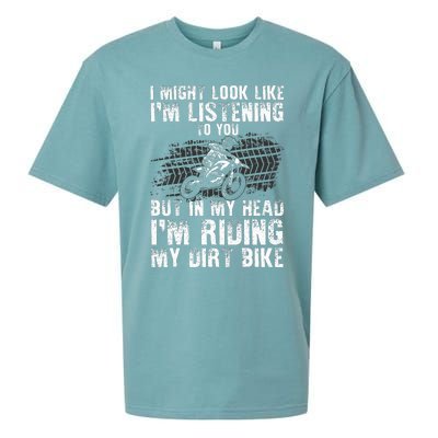 Funny Dirt Bike Art Motocross Dirt Bike Rider Sueded Cloud Jersey T-Shirt