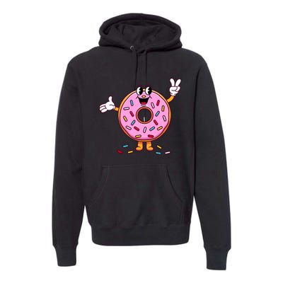 Funny Donut Boy Girl Donut Sprinkles Premium Hoodie