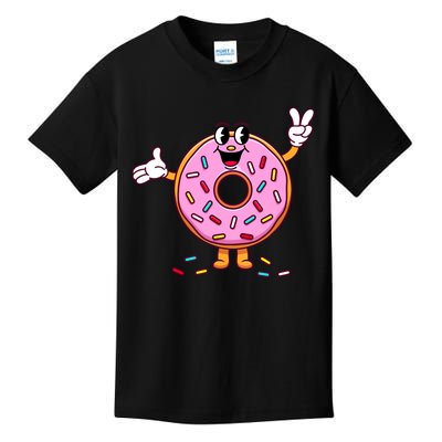 Funny Donut Boy Girl Donut Sprinkles Kids T-Shirt