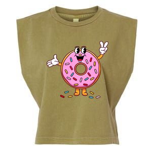 Funny Donut Boy Girl Donut Sprinkles Garment-Dyed Women's Muscle Tee