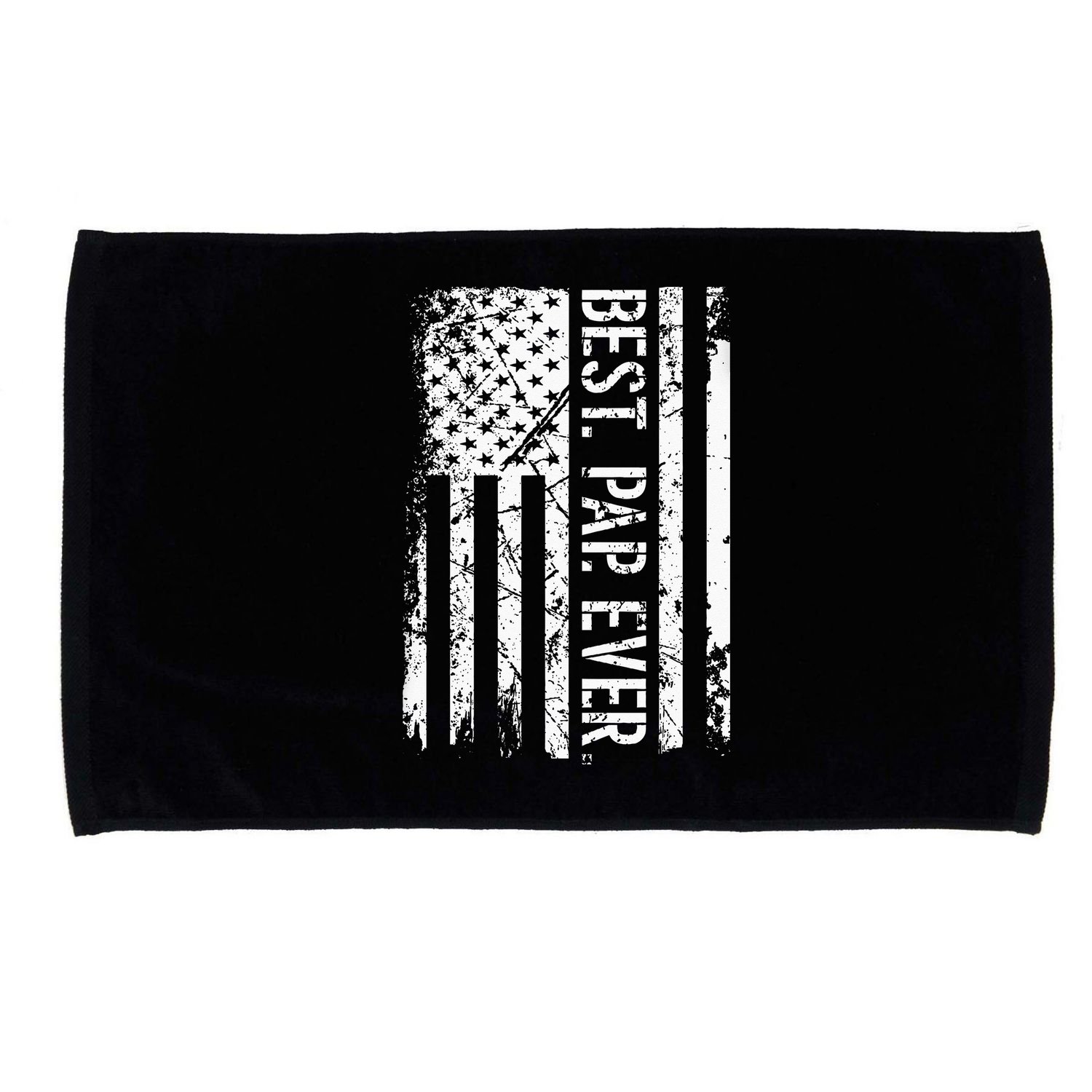 Fathers Day Best Pap Ever American Flag Gift Microfiber Hand Towel