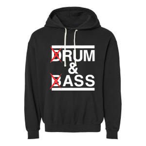 Funny Drum & Bass / Rum & Ass Lovers Garment-Dyed Fleece Hoodie