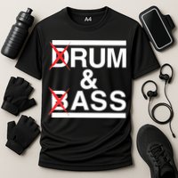 Funny Drum & Bass / Rum & Ass Lovers Cooling Performance Crew T-Shirt
