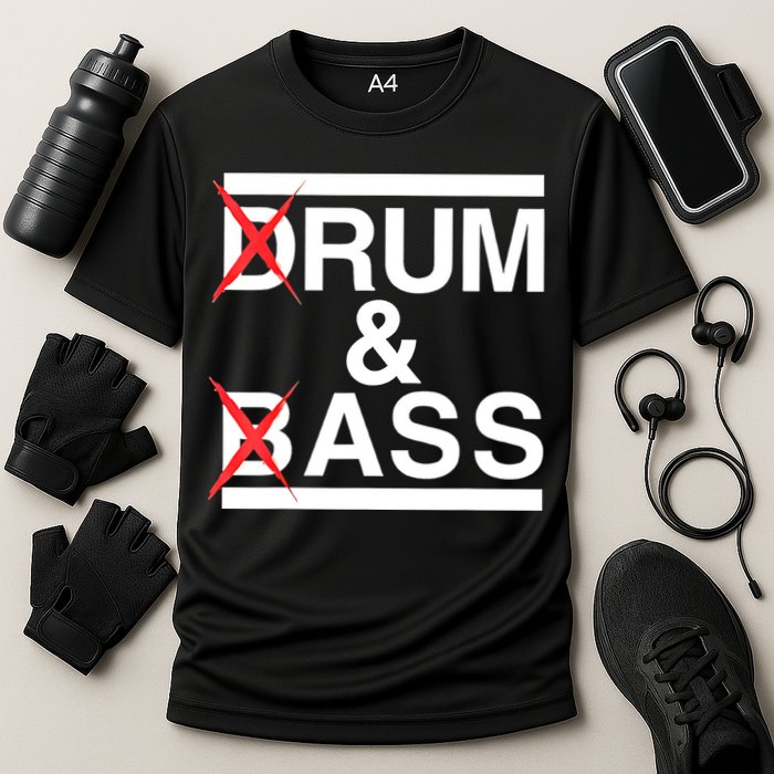 Funny Drum & Bass / Rum & Ass Lovers Cooling Performance Crew T-Shirt