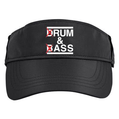 Funny Drum & Bass / Rum & Ass Lovers Adult Drive Performance Visor