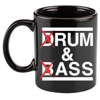 Funny Drum & Bass / Rum & Ass Lovers 11oz C Handle Ceramic Mug