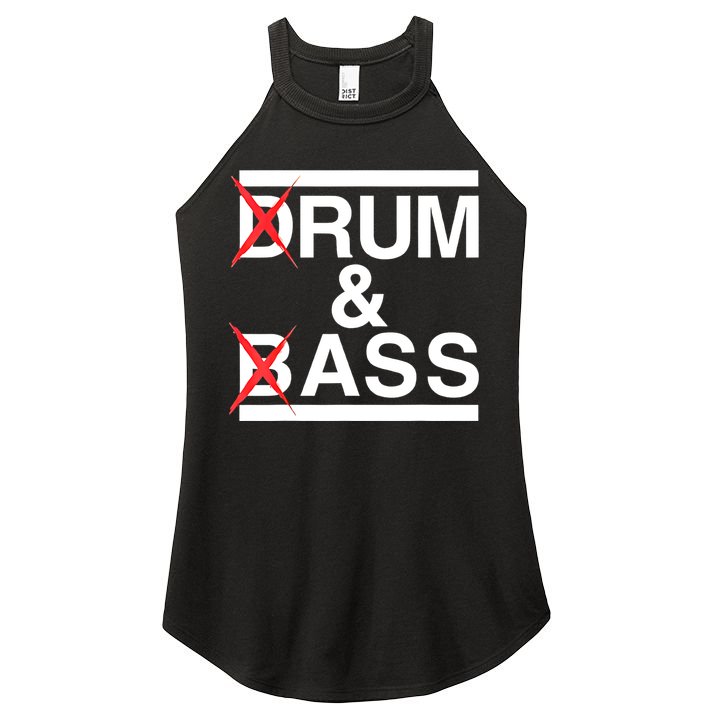 Funny Drum & Bass / Rum & Ass Lovers Women's Perfect Tri Rocker Tank