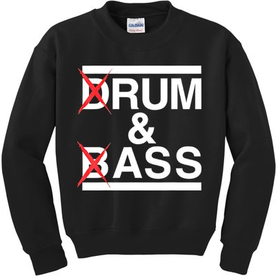 Funny Drum & Bass / Rum & Ass Lovers Kids Sweatshirt