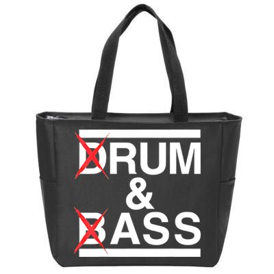 Funny Drum & Bass / Rum & Ass Lovers Zip Tote Bag