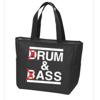 Funny Drum & Bass / Rum & Ass Lovers Zip Tote Bag