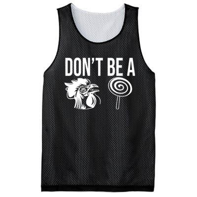 Funny DonT Be A Sucker Rooster Cock Mesh Reversible Basketball Jersey Tank